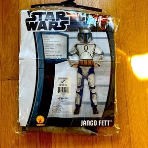 Star Wars Jango Fett Costume size L (8/10)- Blue and Silver